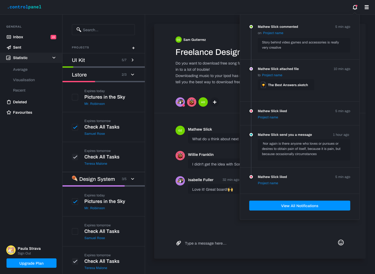 Design with real data